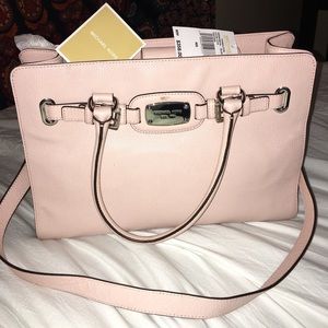 Michael Kors pink leather purse